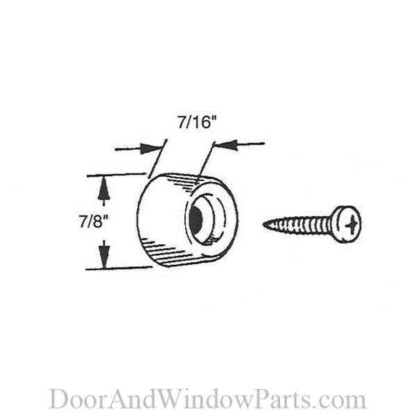 Prime-Line Wardrobe Door Bumper N 6658 - Image 4