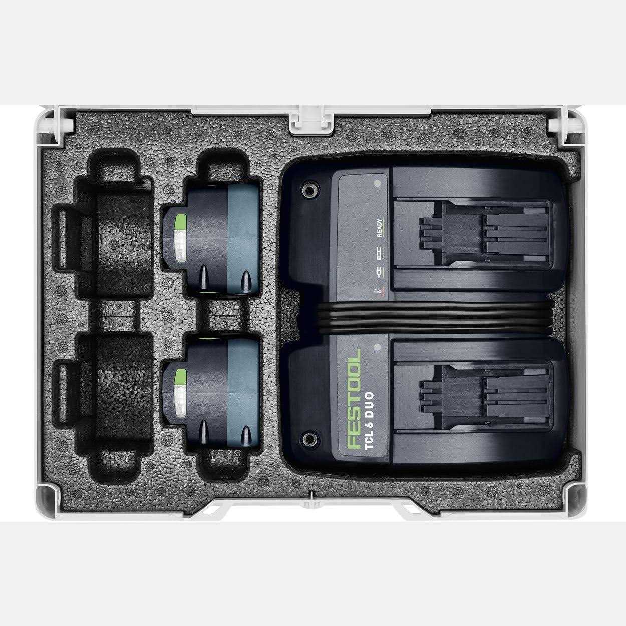 Festool 577079 Energy Set SYS 18V 2x5.0/TCL 6 DUO - Image 3