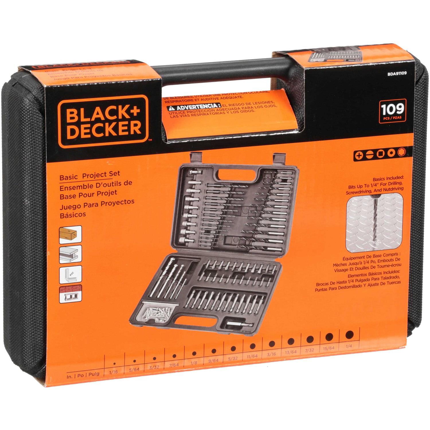 BLACK+DECKER BDA91109 Combination Drill Bit Set - Image 3