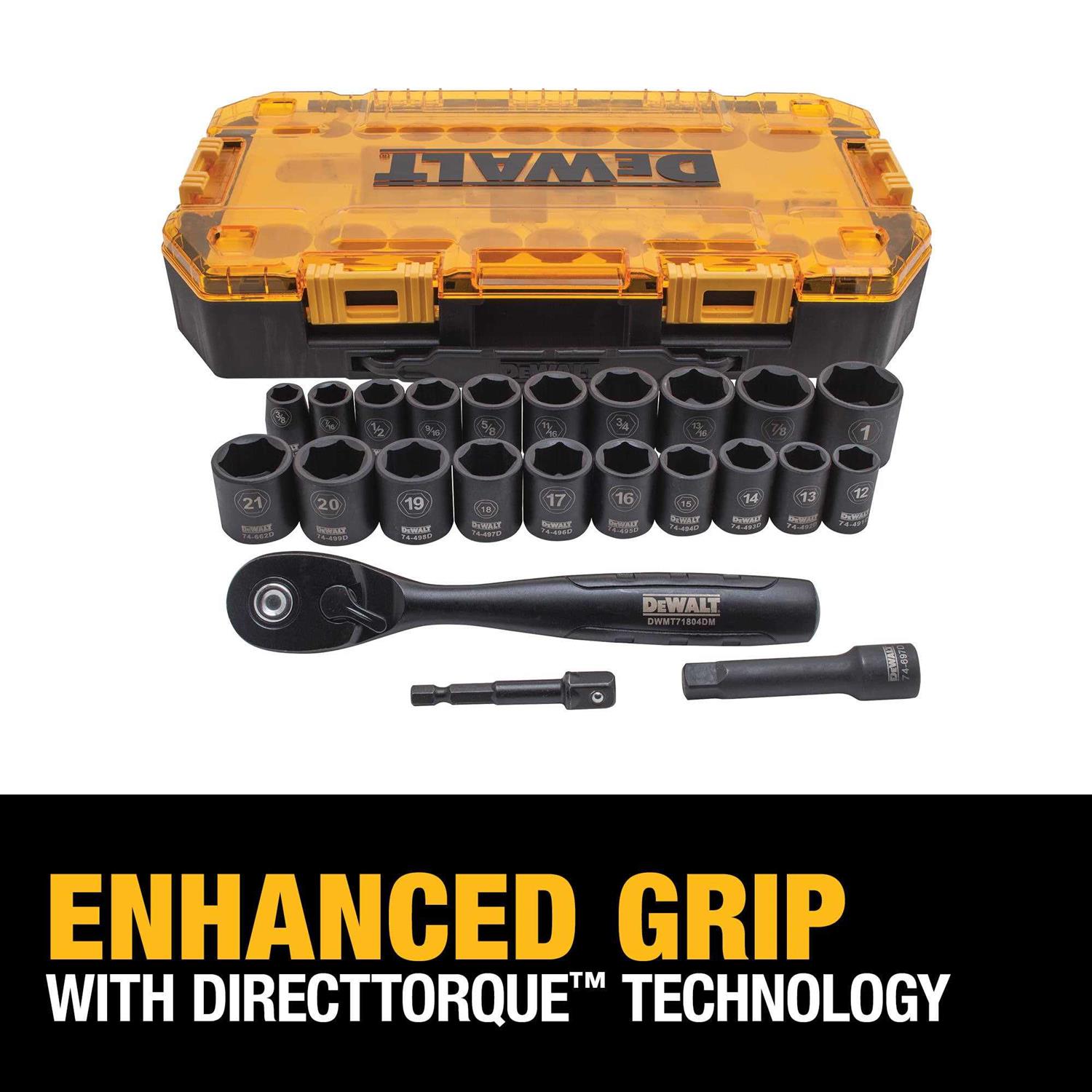 DEWALT Impact Socket Set 23-Piece DWMT74738 - Image 3