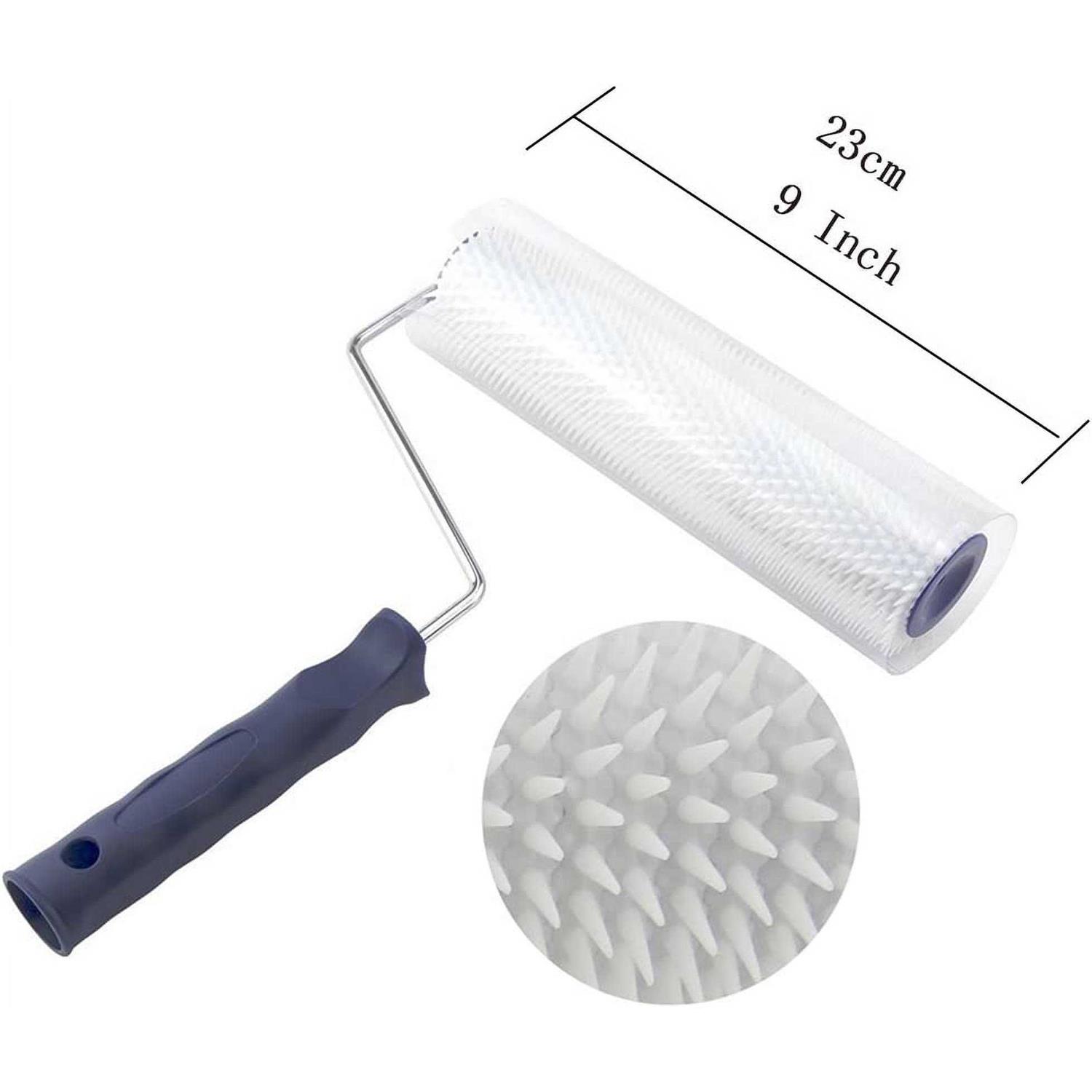 Btmb 23cm/9'' Aeration Latex Floor Self Leveling Screed Spiked Roller - Image 3