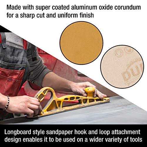Dura-Gold Premium Grit Gold Longboard Continuous Sandpaper Roll - Image 3
