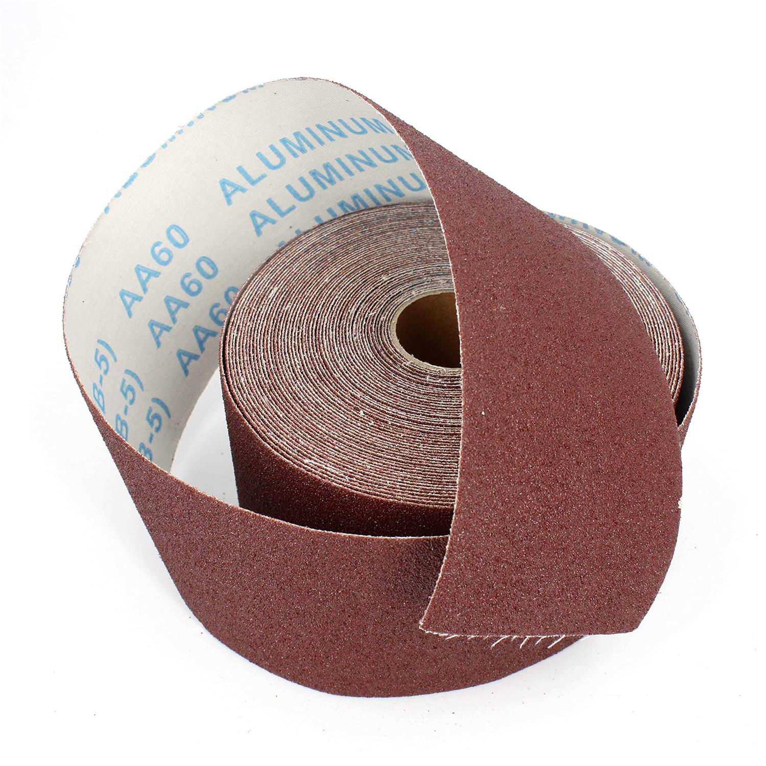 AcbbMns Ready-to-wrap Ready-to-cut 3 wide by 49 Feet long Aluminium Oxide Abrasive for Drum Sander Sandpaper Continuous Roll 120 - Image 3