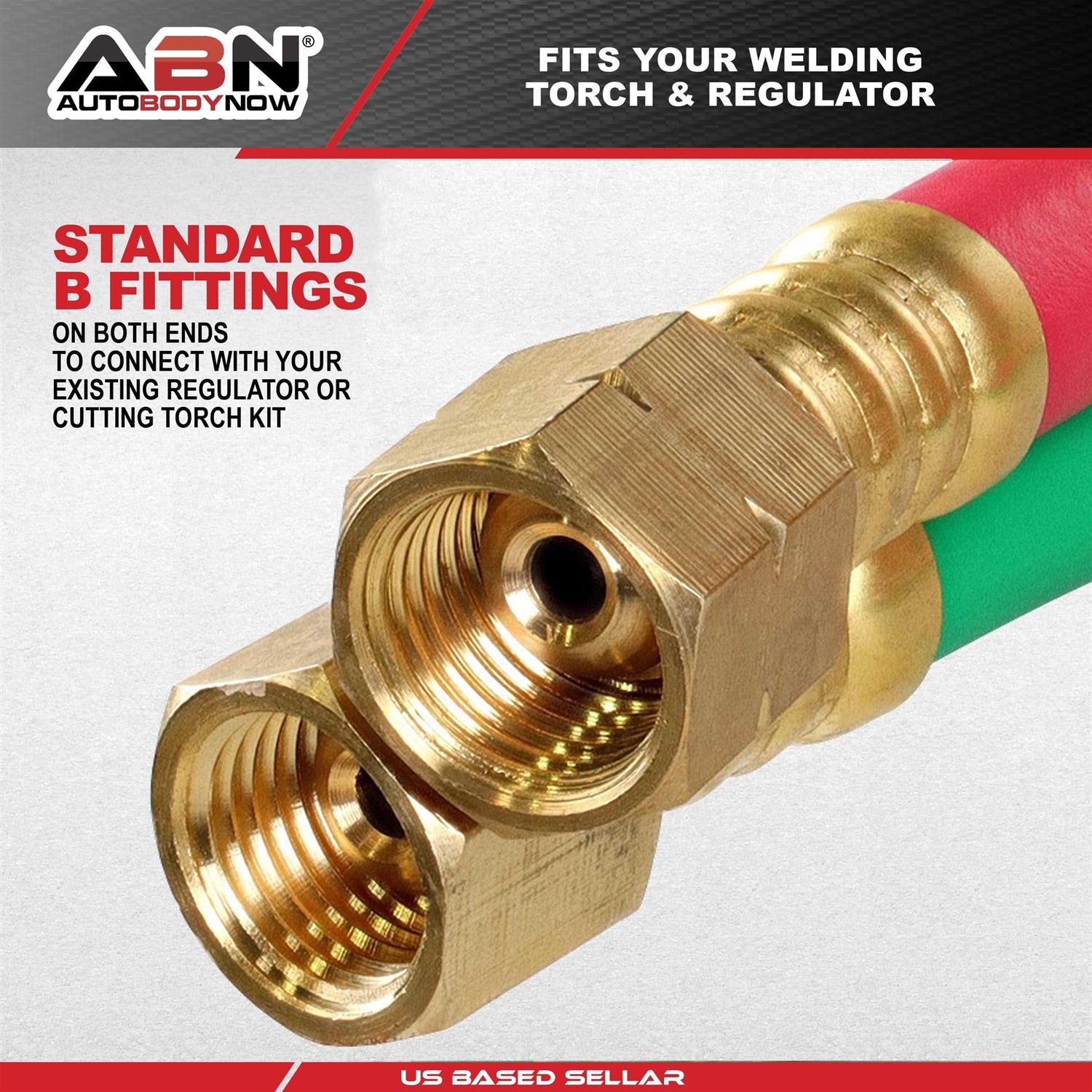 Abn Oxygen Acetylene Hose 1/4 Inch Twin Welding Hose Cutting Torch Hoses - Image 3