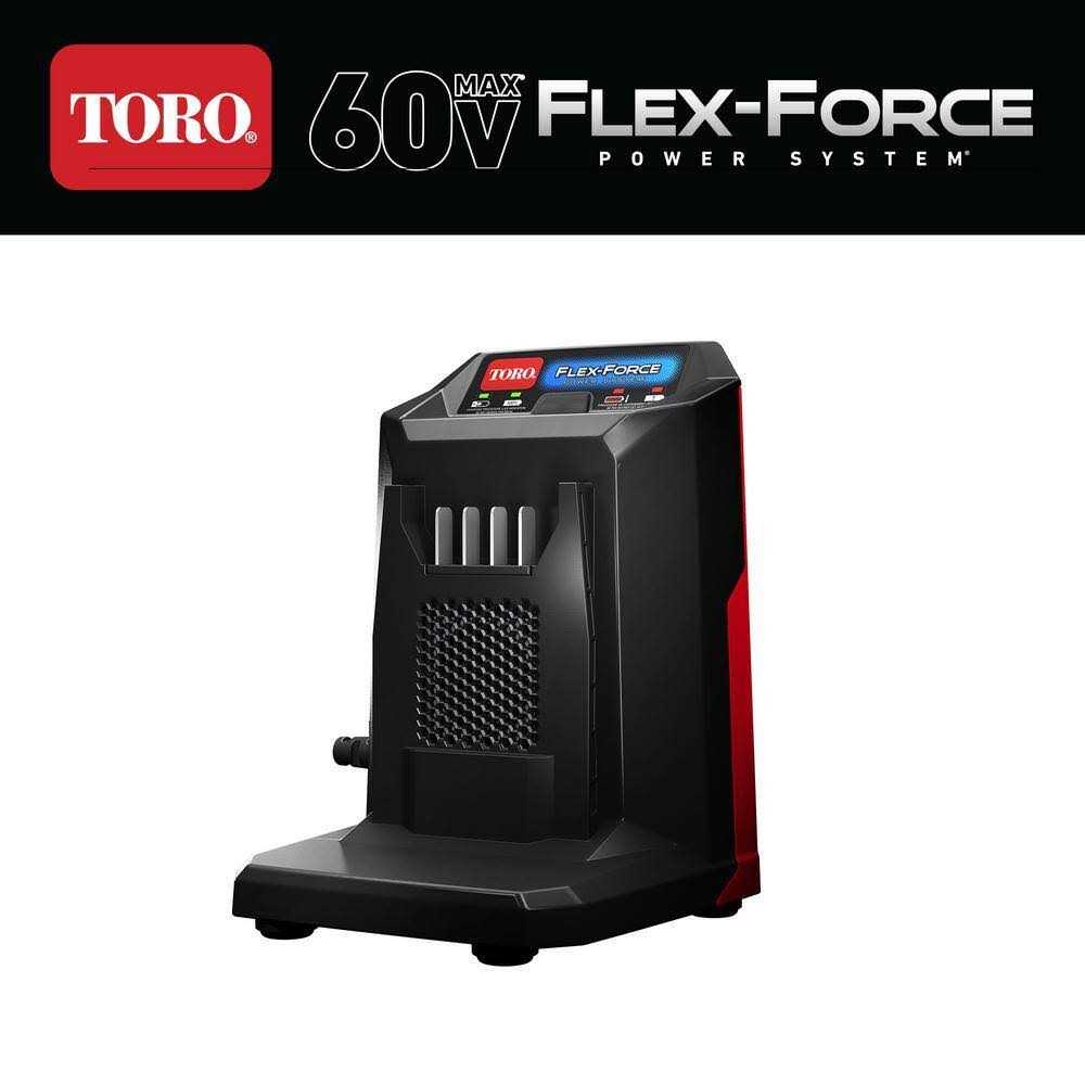 Toro MAX Flex-Force 60-Volt Lithium-Ion Battery Charger 88602 - Image 4