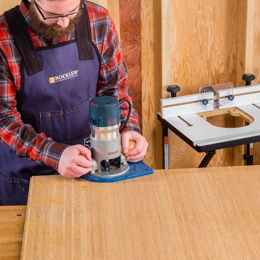Rockler Convertible Benchtop Router Table – Convertible Routers for Woodworking Fits Most Routers – Unique Base Design Router Table – Benchtop Wood - Image 5