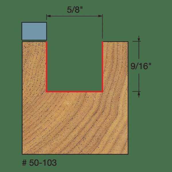 Freud 50-103 Top Bearing Flush Trim Router Bit - Image 4
