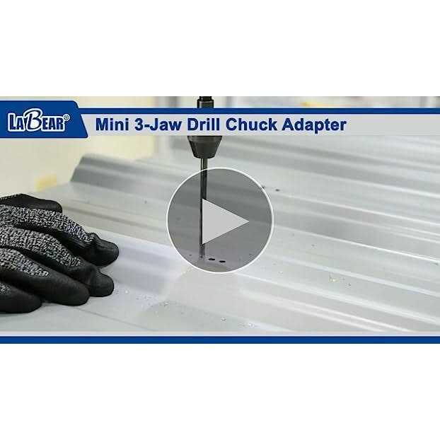 LABEAR Drill Chuck Keyless Mini Adapter ¼ Inch Hex Shank 0.3-3.2mm Capacity for Micro Drill Bits for Cordless Screwdrivers, Drills, and Power - Image 2