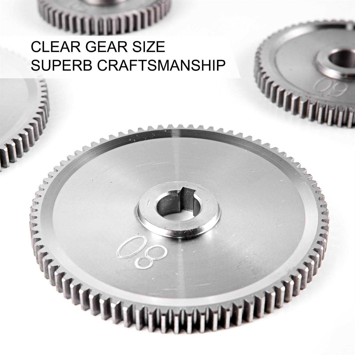 VEVOR 27PCS Metal Lathe Gears Precise Mini Lathe Replacement Gears including Box Gear Set - Image 5