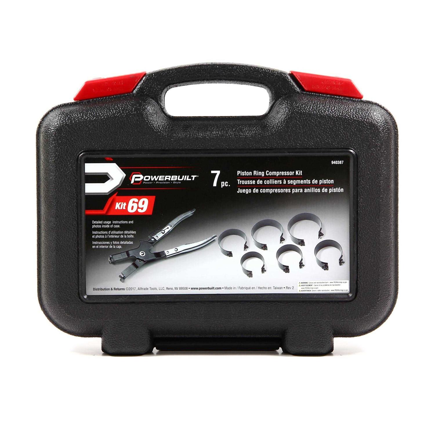 Powerbuilt Piston Ring Compressor Set 940387 - Image 3