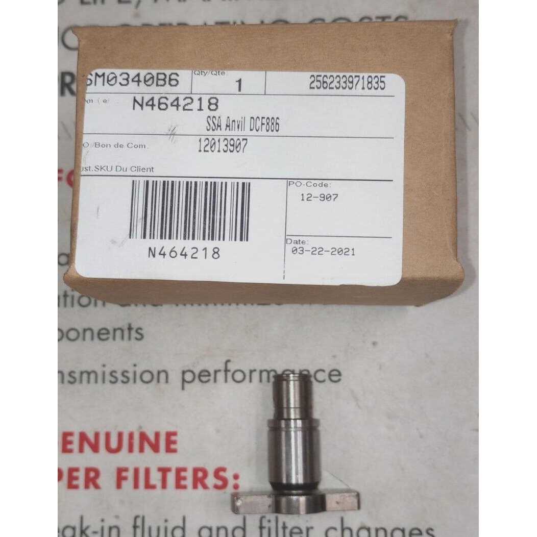 Black & Decker DeWalt N474539 Replacement Impact Driver Anvil Assembly DCF885 DCF886 Genuine - Image 3