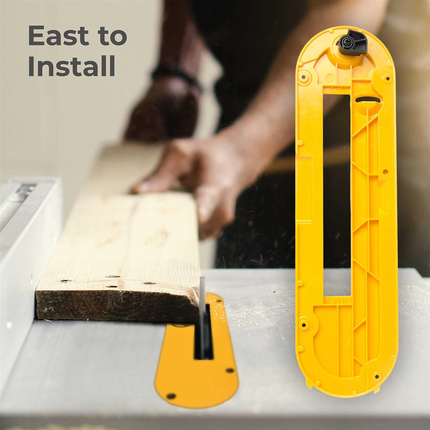 Tongass Dado Throat Plate Compatible with DeWalt 10 Portable Table Saw - Image 5