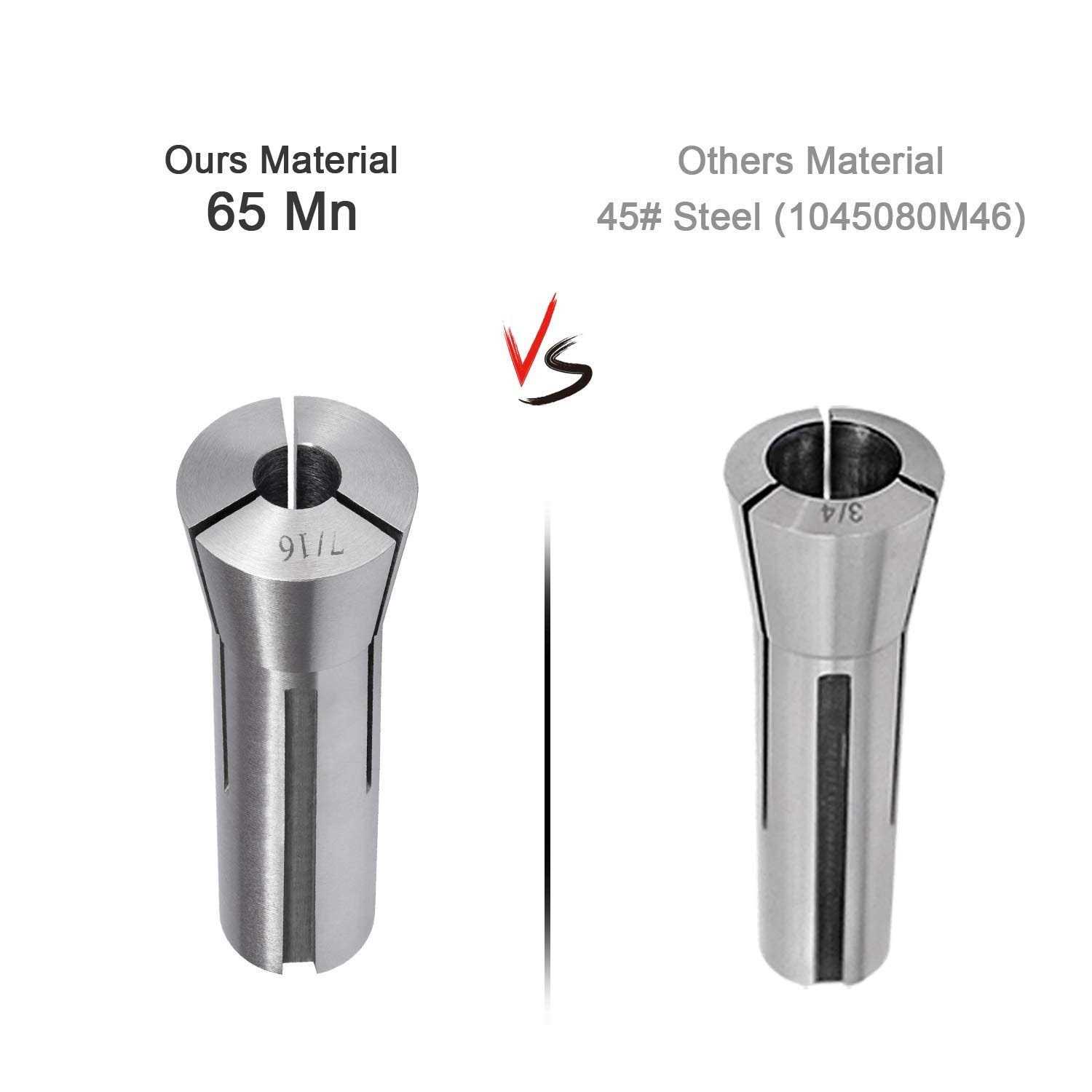 Betooll 13pcs Precision R8 Collets Set 1/8 - Image 4