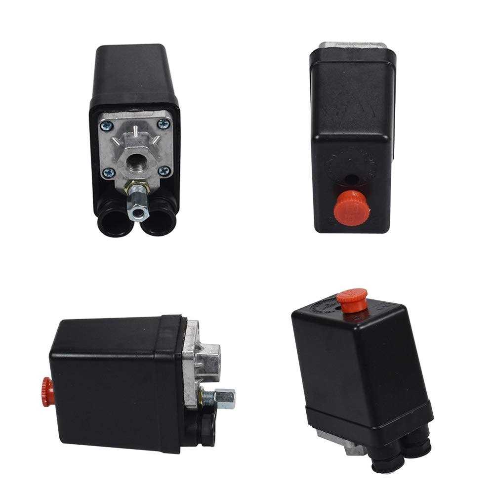 Air compressor pressure control switch valve pressure gauge - Image 3