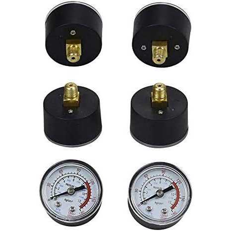 Air compressor pressure control switch valve pressure gauge - Image 4