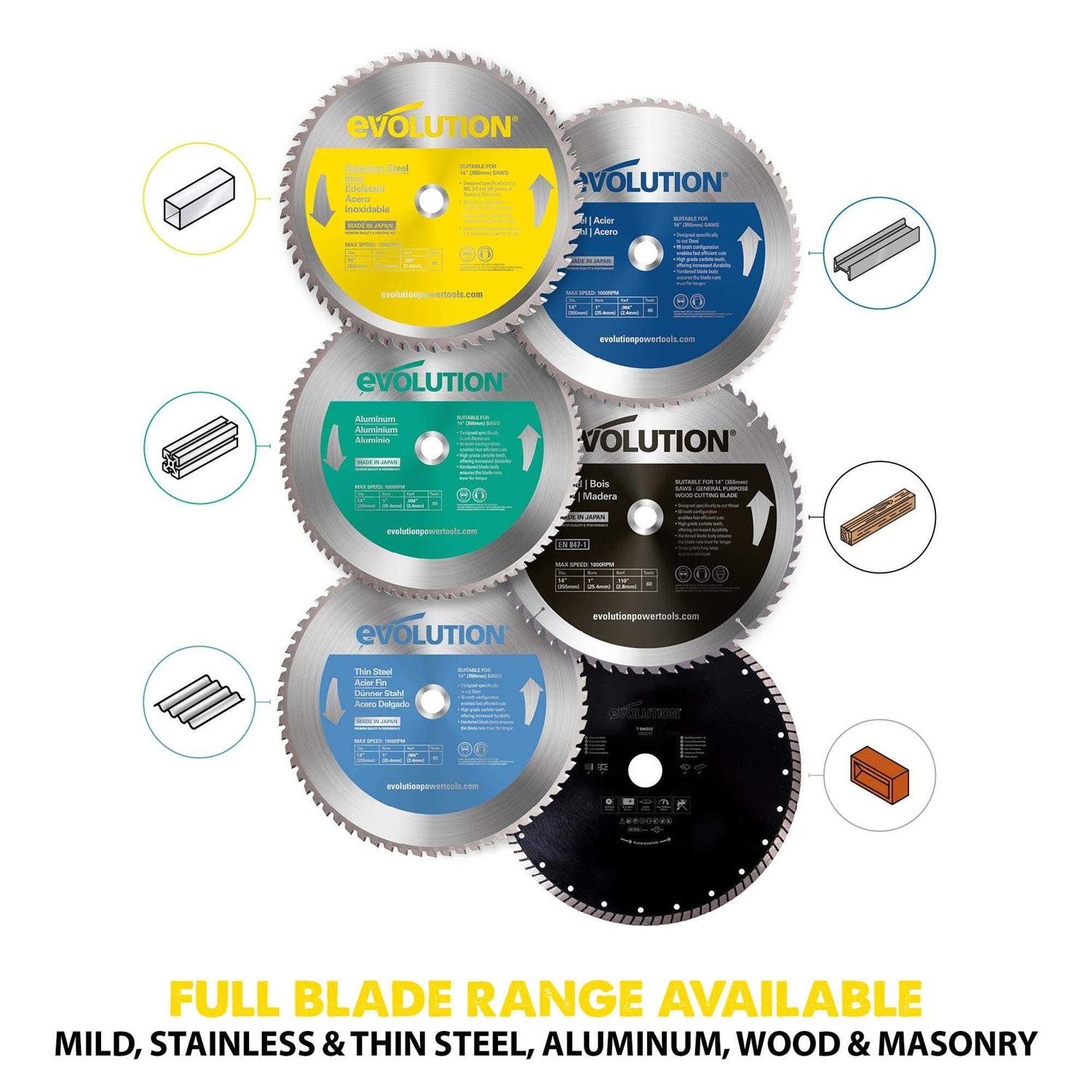Evolution TCT Metal-Cutting Blade 14 14BLADESSN - Image 3