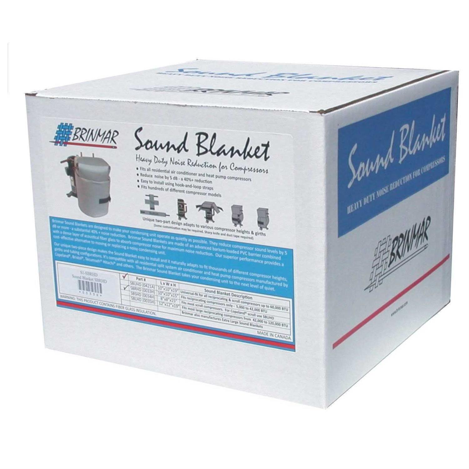 Brinmar Sbuhd Universal-Fit Air Conditioner Compressor Sound Blanket Wrap 68-25217-10 - Image 5