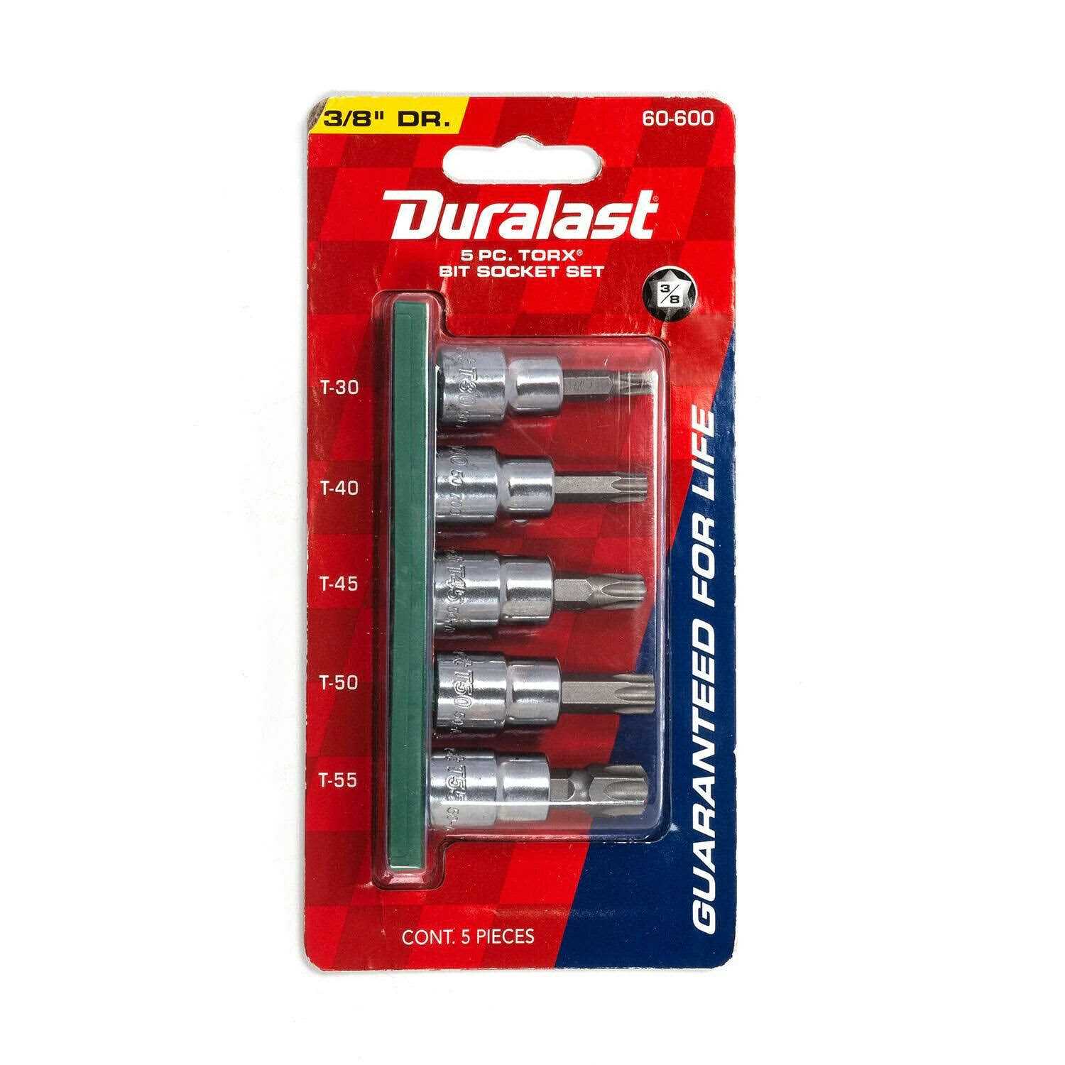 Duralast 3/8in Drive Torx Bit Socket Set 5 Piece at AutoZone - Image 2