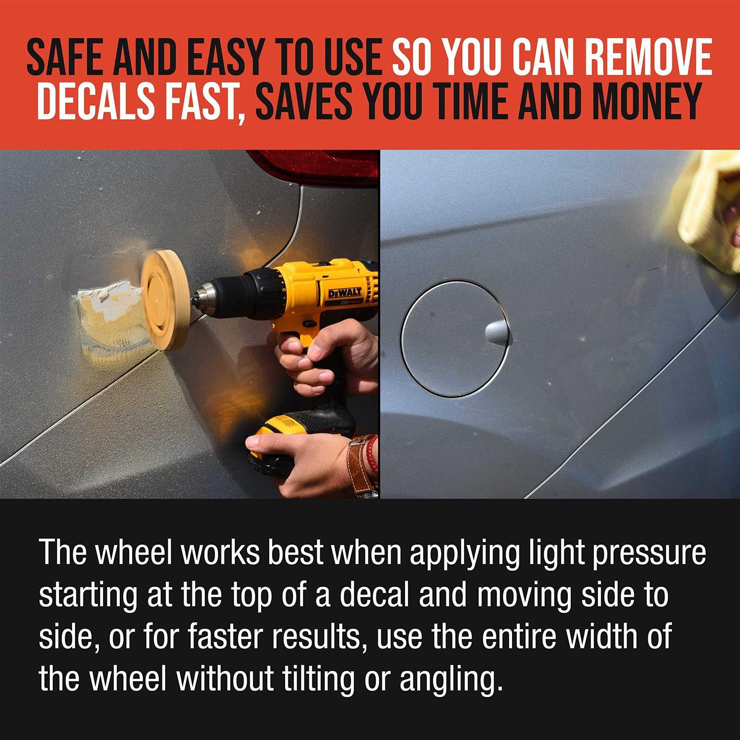 Tcp Global Rubber Eraser Wheel with Drill Adapter Adhesive Remover Tool - Image 3