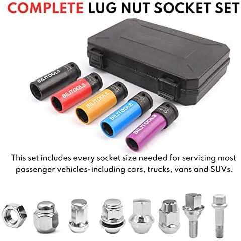 BILITOOLS 1/2 inch Drive Impact Lug Nut Socket Set - Image 4