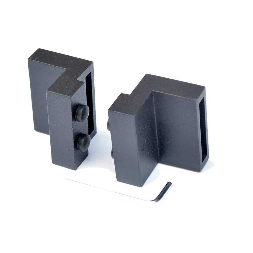 DIYHD Black Rustic Sliding Library Hardware - Image 3