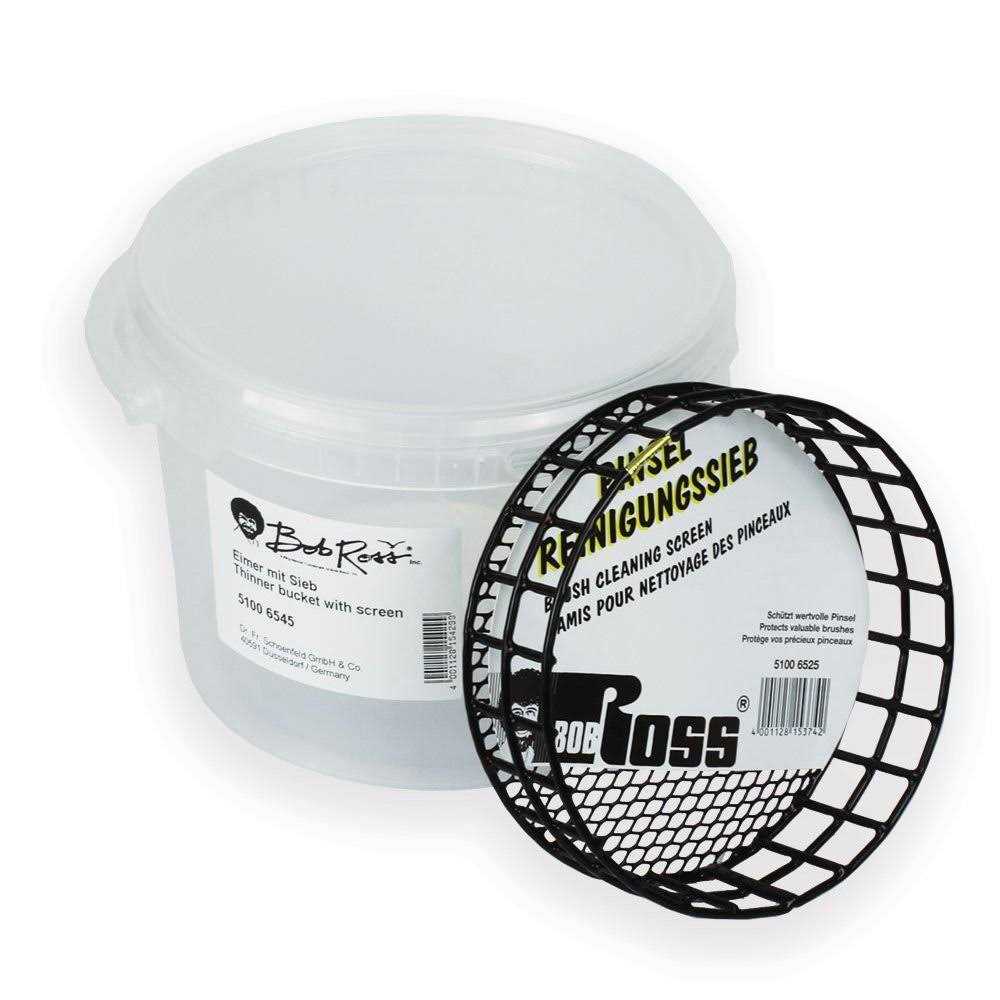 Bob Ross Cleaning Bucket & Screen - Image 3