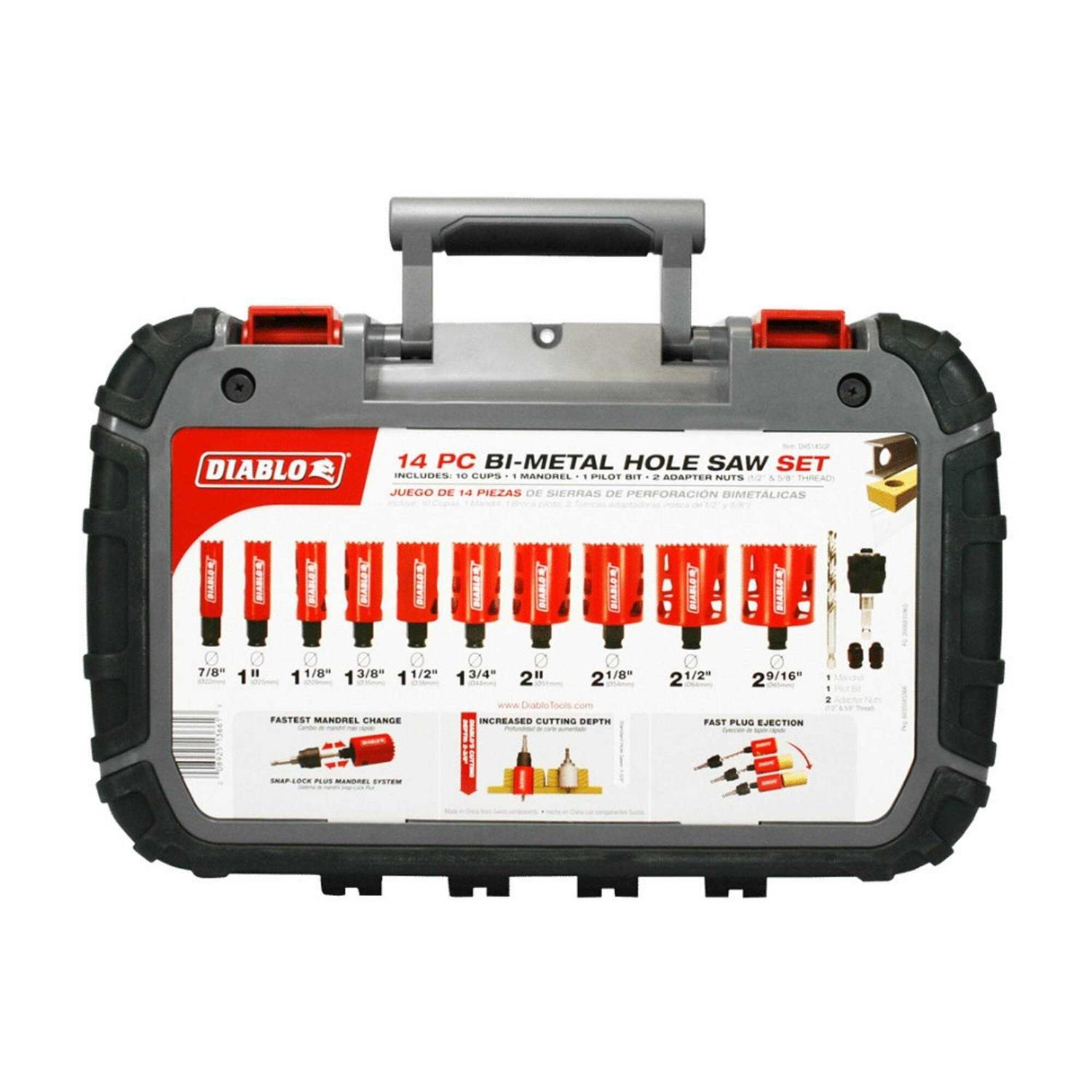 Diablo Bi-Metal Hole Saw Set DHS14SGP - Image 5