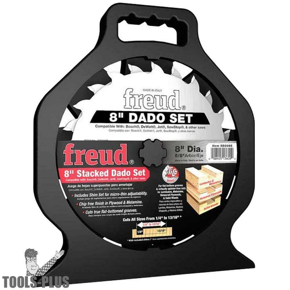 Freud SD208 8 Stacked Dado Set - Image 3