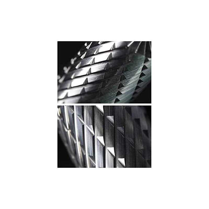 Sworker Carbide Burr Set Compatible with Dremel 1/8 Shank 10PCS Die Grinder Rotary Tool Rasp Bits Wood Carving Accessories Attachments Cutting - Image 3