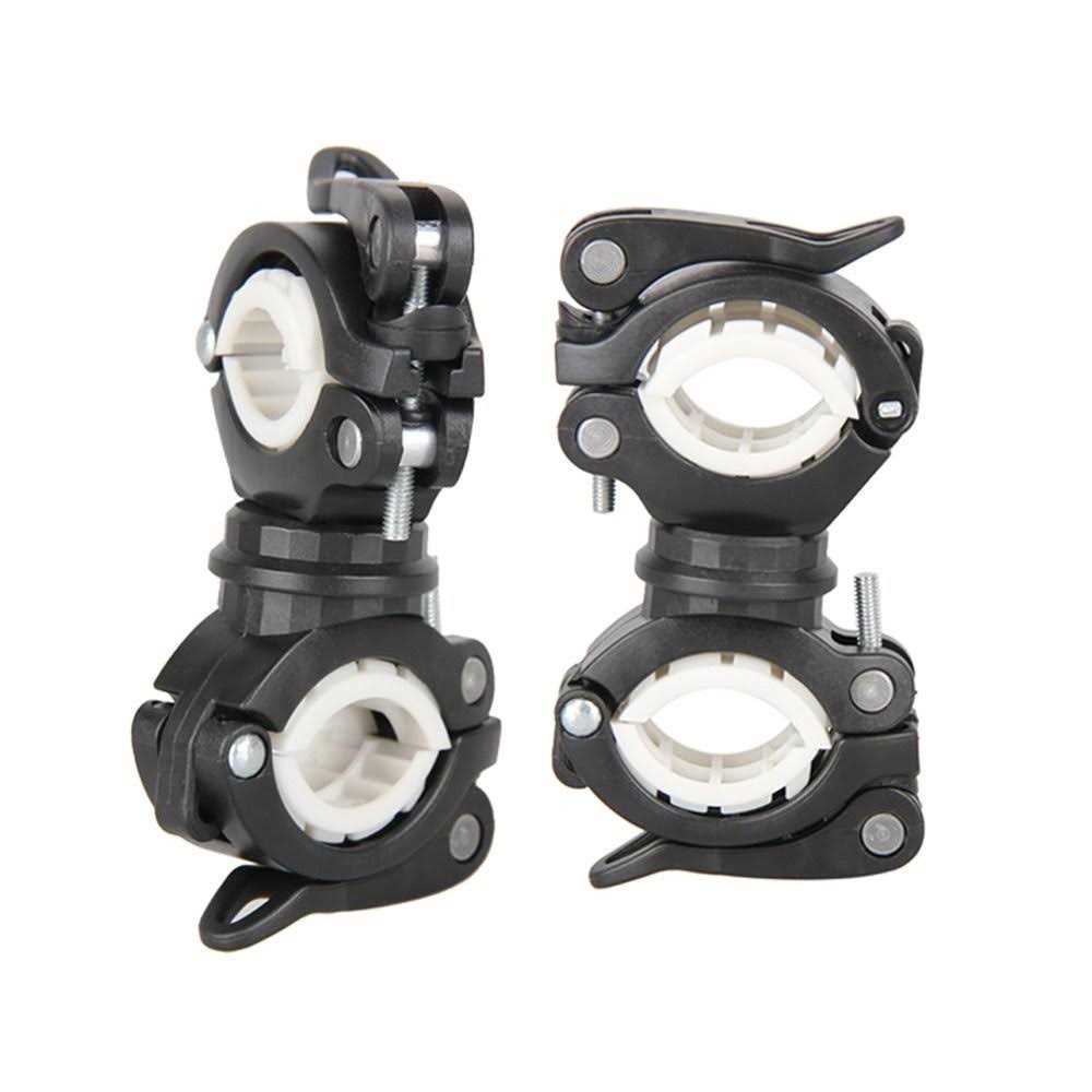 Vonpri Flashlight Holder Mount Bicycle Mounting Bracket Flashlight Holder Torch Clip 360 Rotation - Image 5