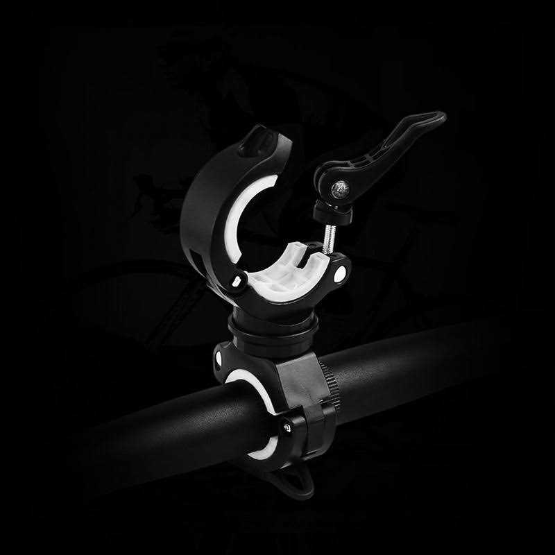 Vonpri Flashlight Holder Mount Bicycle Mounting Bracket Flashlight Holder Torch Clip 360 Rotation - Image 5