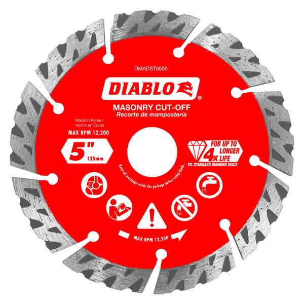 Diablo 6 in. Diamond Segmented Cut-Off Discs DMADS0600 - Image 3