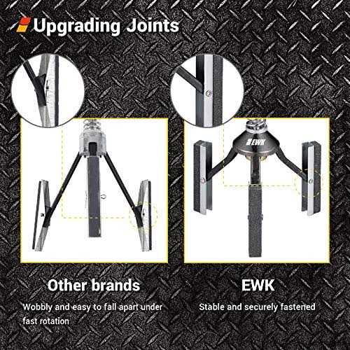 EWK 1-1/4 to 3-1/2 Inch 3 Stones Engine Cylinder Hone Tool Adjustable Cylinder Deglazer Piston Honer 220 Grit - Image 5