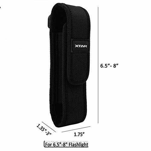 XTAR 2-Pack Flashlight Pouch Holster Holder for 5.9-8.2 Flash Light Compatible with FENIX UC30 UC35 E35 Surefire G2X 6P 6PX E2L UltraFire 501B 502B - Image 3