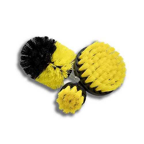 Original Drill Brush 360 Attachments 3 Pack kit All Purpose Cleaner Scrubbing Brushes for Bathroom Surface - Image 4