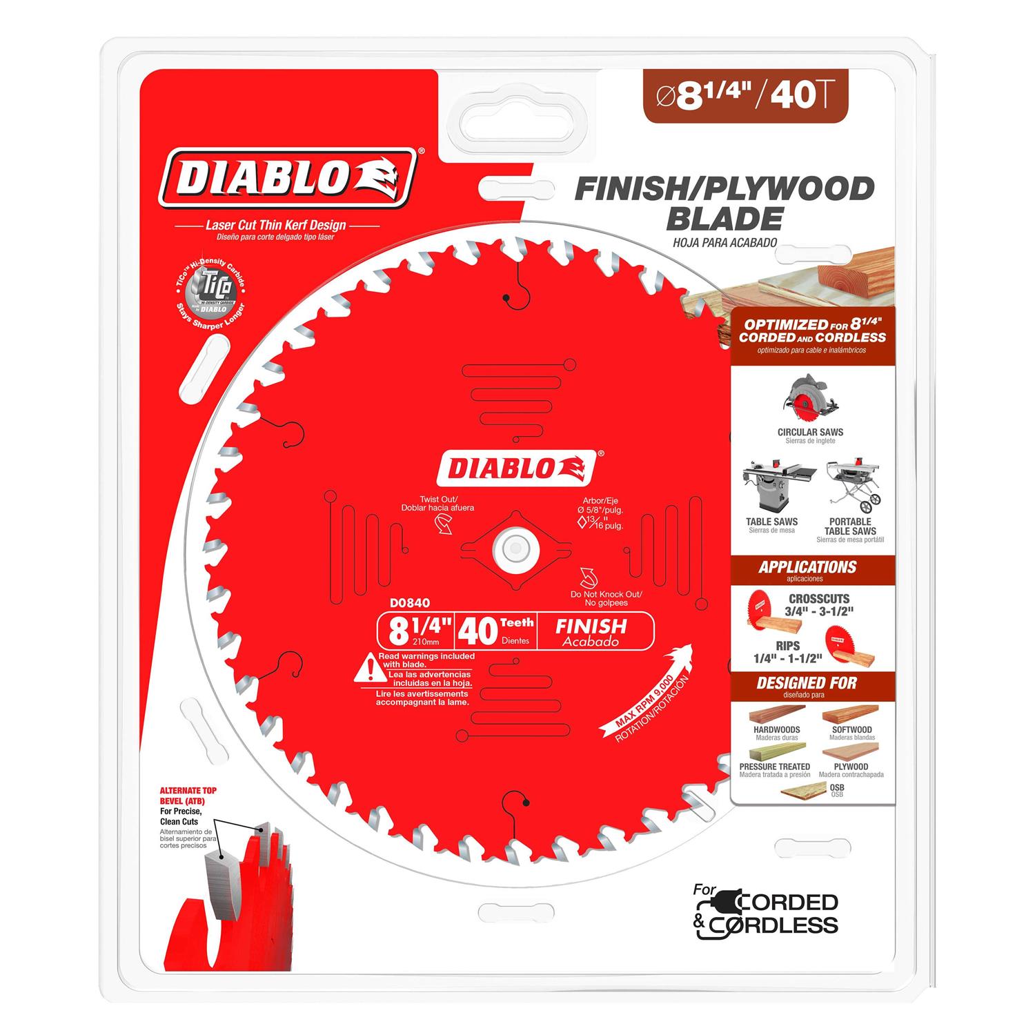 Diablo Saw Blade D0840X - Image 3