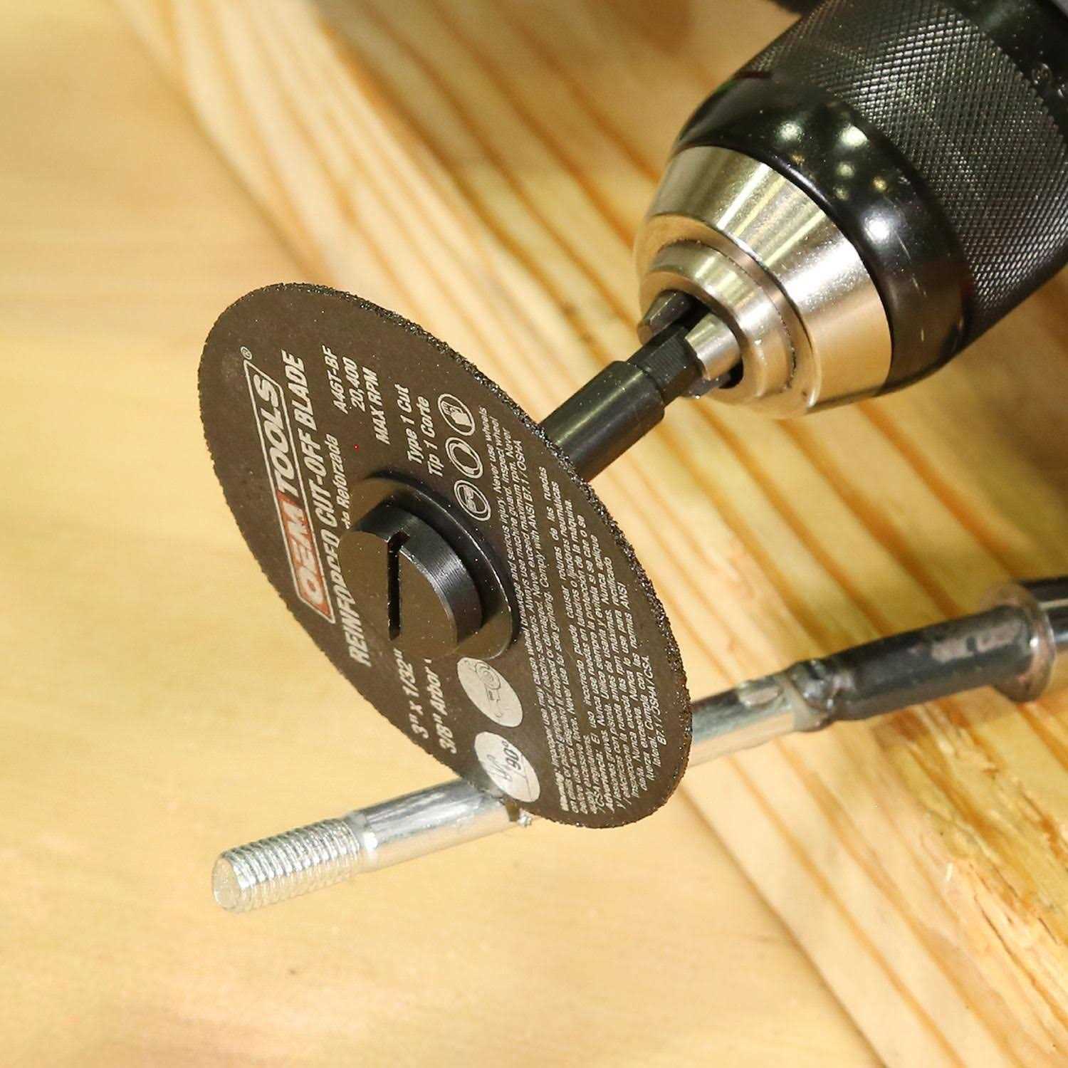 OEMTOOLS 26524 5 Piece Cut Off Wheel Set with Mandrel - Image 3