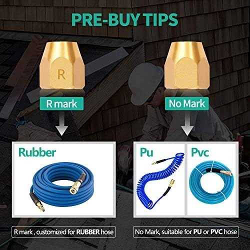 Pronese Premium Solid Brass Pneumatics Reusable Pu Hose-end Repair Fitting - Image 4