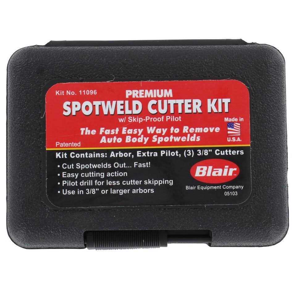 Blair Equipment 11096 Spotweld Cutter Kit with Skip Proof Pilot - Image 4
