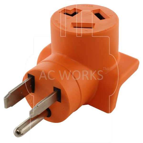 AC WORKS Welder 6-50P Plug to 10-30R 3-Prong 30 Amp 3-Prong Dryer Adapter - Image 4
