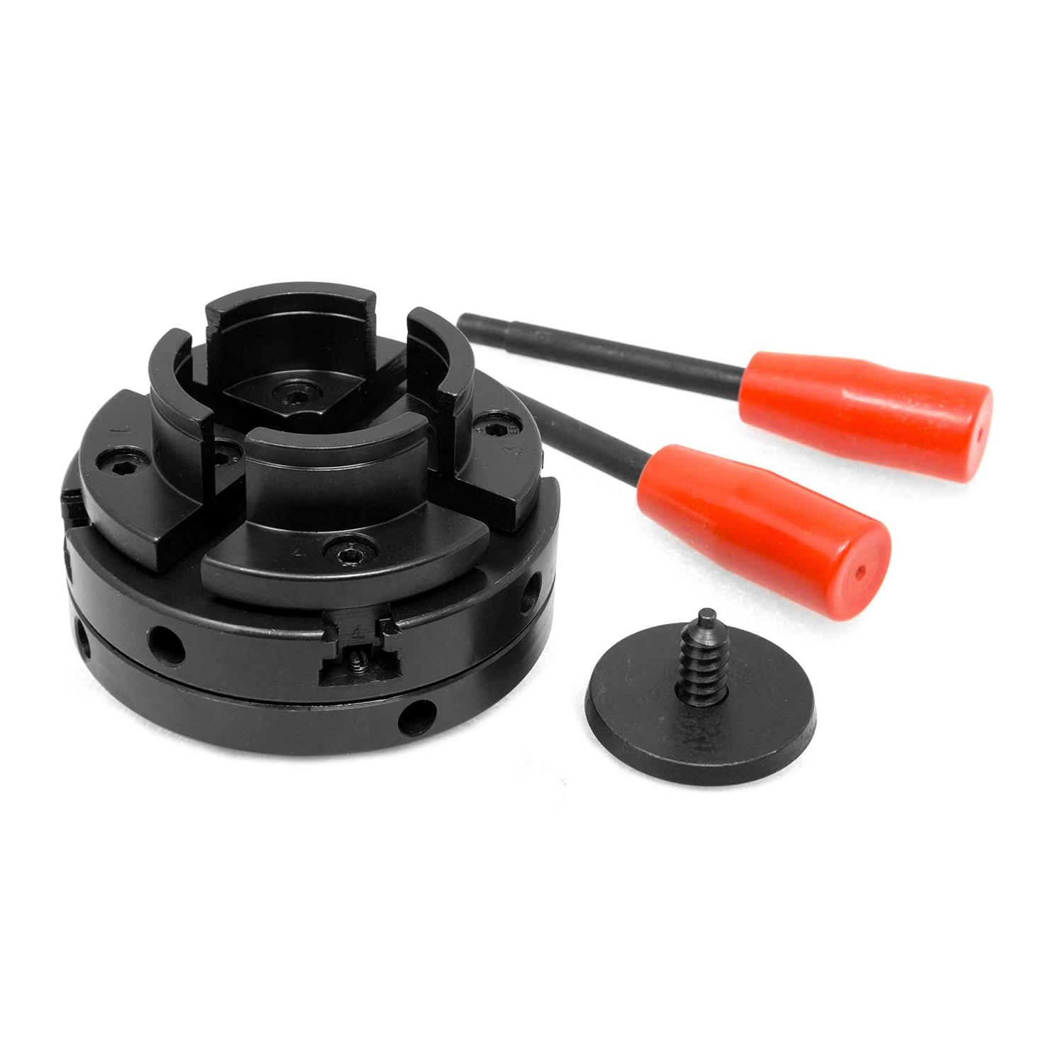 WEN LA4444 4-Inch 4-Jaw Self-Centering Lathe Chuck Set with 1-Inch x 8TPI Thread - Image 4