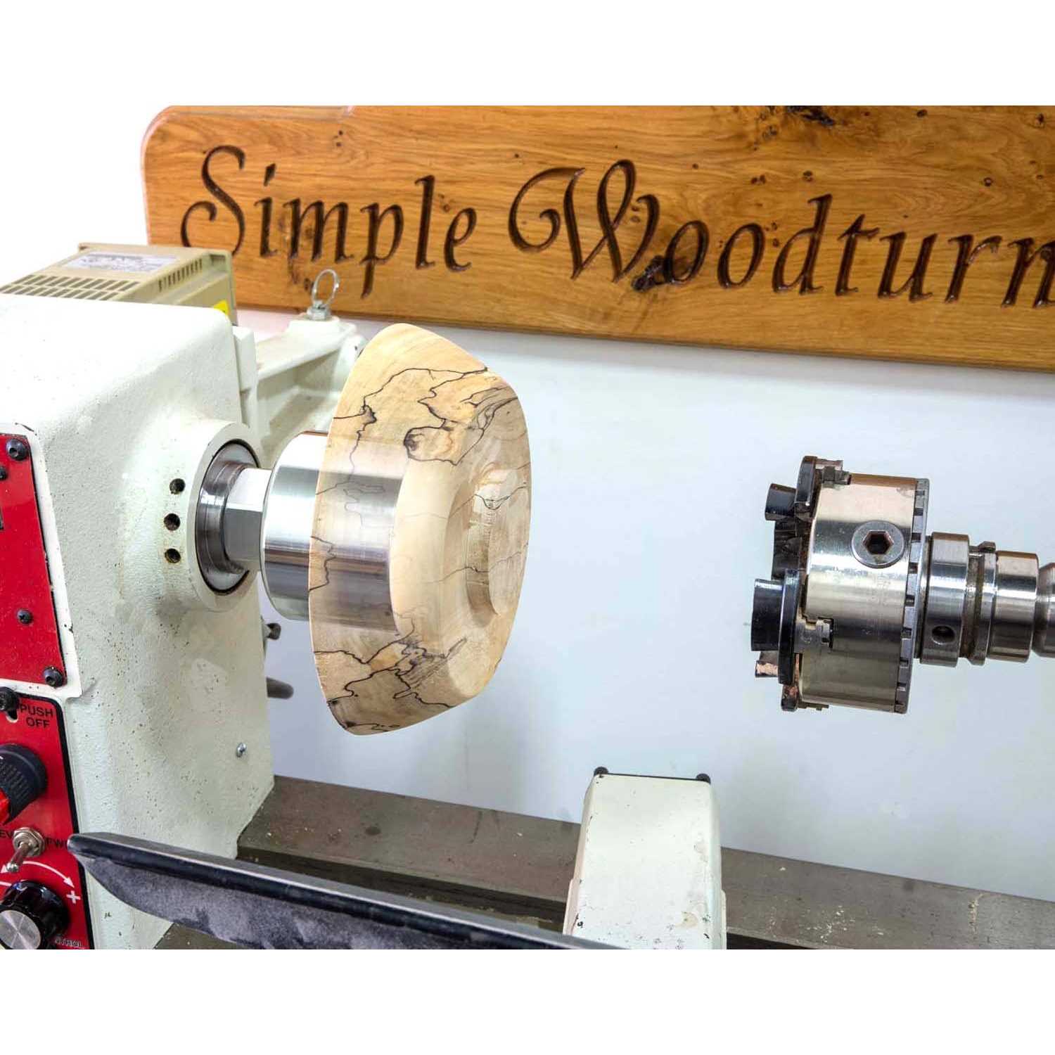Simple Woodturning Tools Vacuum Chuck for Bowl and Vessel Finishing on Woodturning Lathe - Image 2