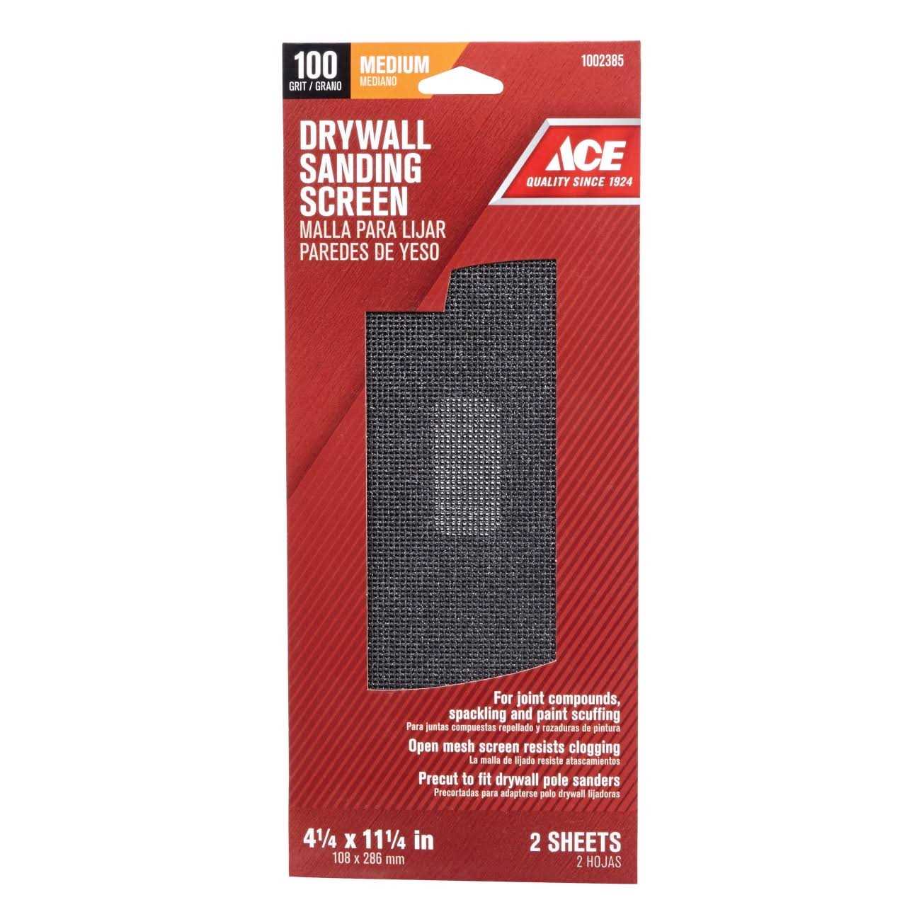 Ace Drywall Sanding Screen 100 Grit - Image 3