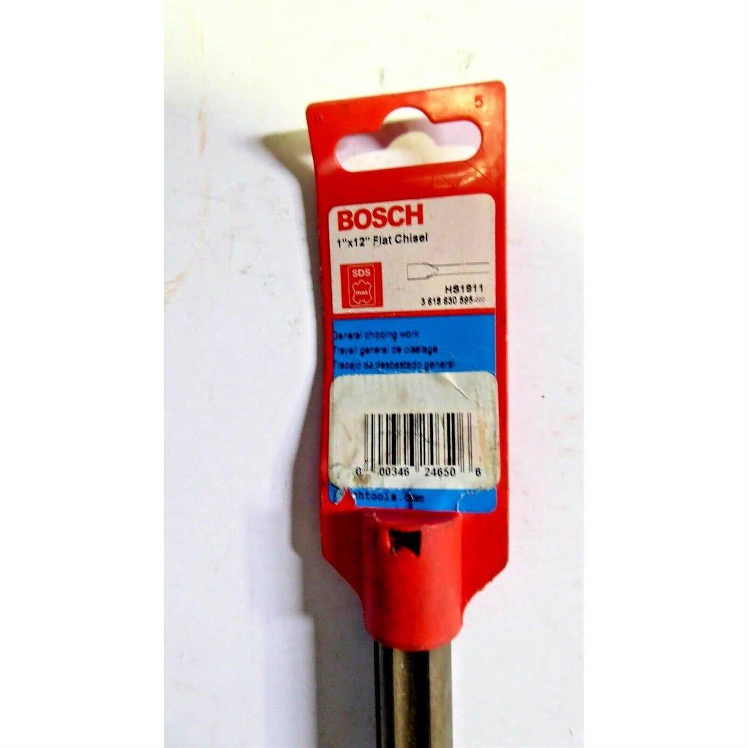 Bosch Hammer Steel Flat Chisel 1 x 12 SDS-Max HS1911 - Image 3