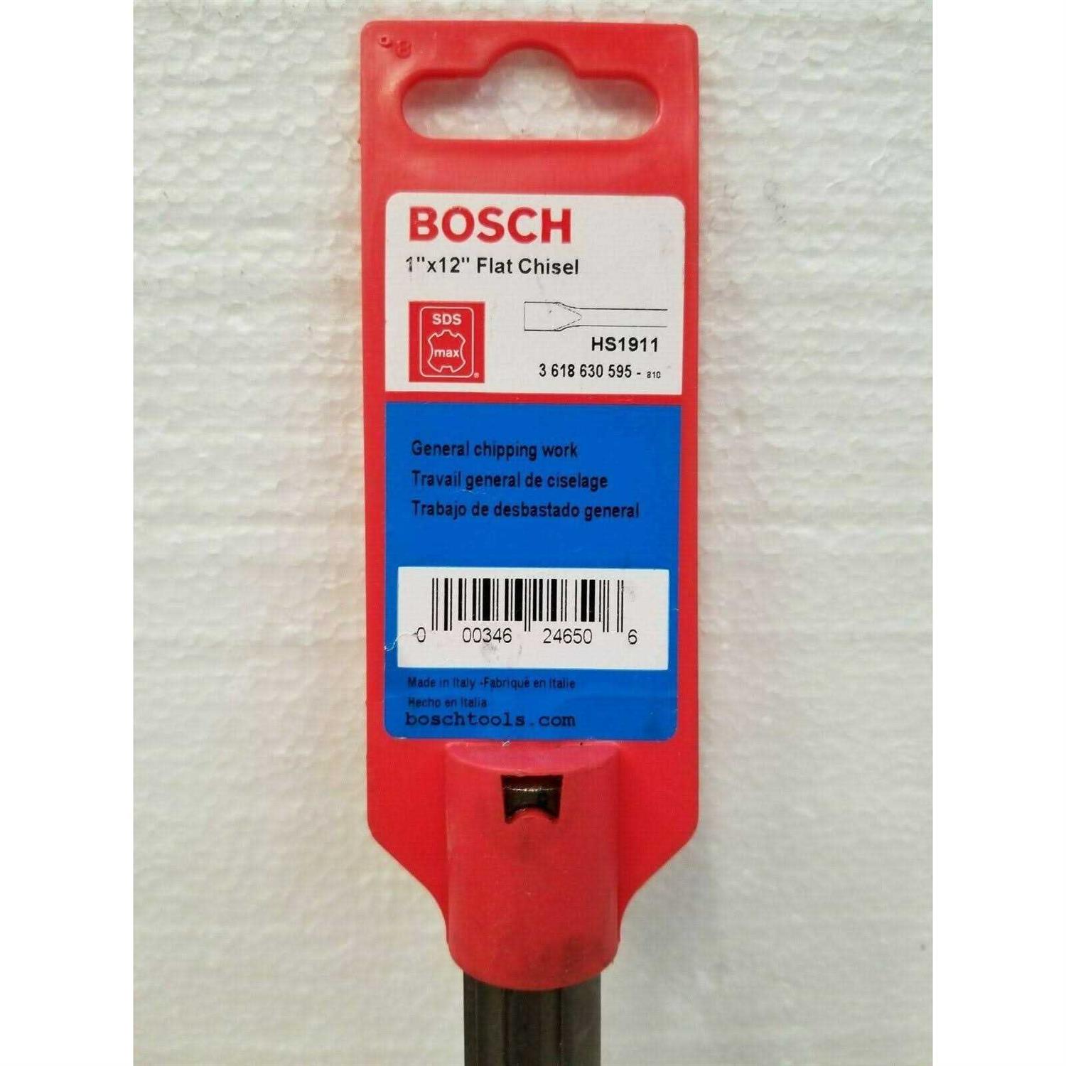 Bosch Hammer Steel Flat Chisel 1 x 12 SDS-Max HS1911 - Image 4