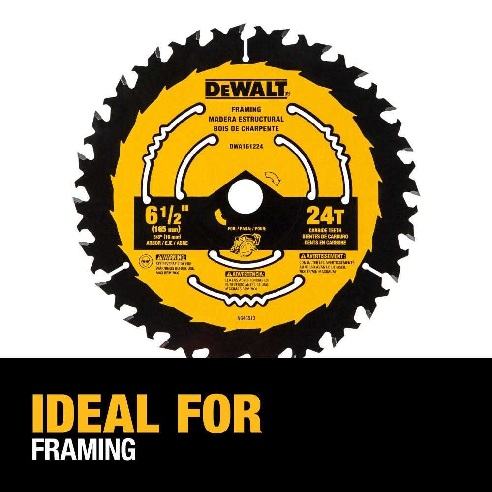 DeWalt DWA161224 Circular Saw Blade - Image 5