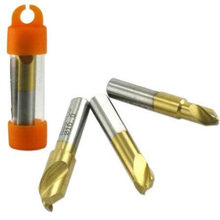 Neiko 10052A Spot Weld Drill Bits High Speed Cobalt Steel with Titanium Coating