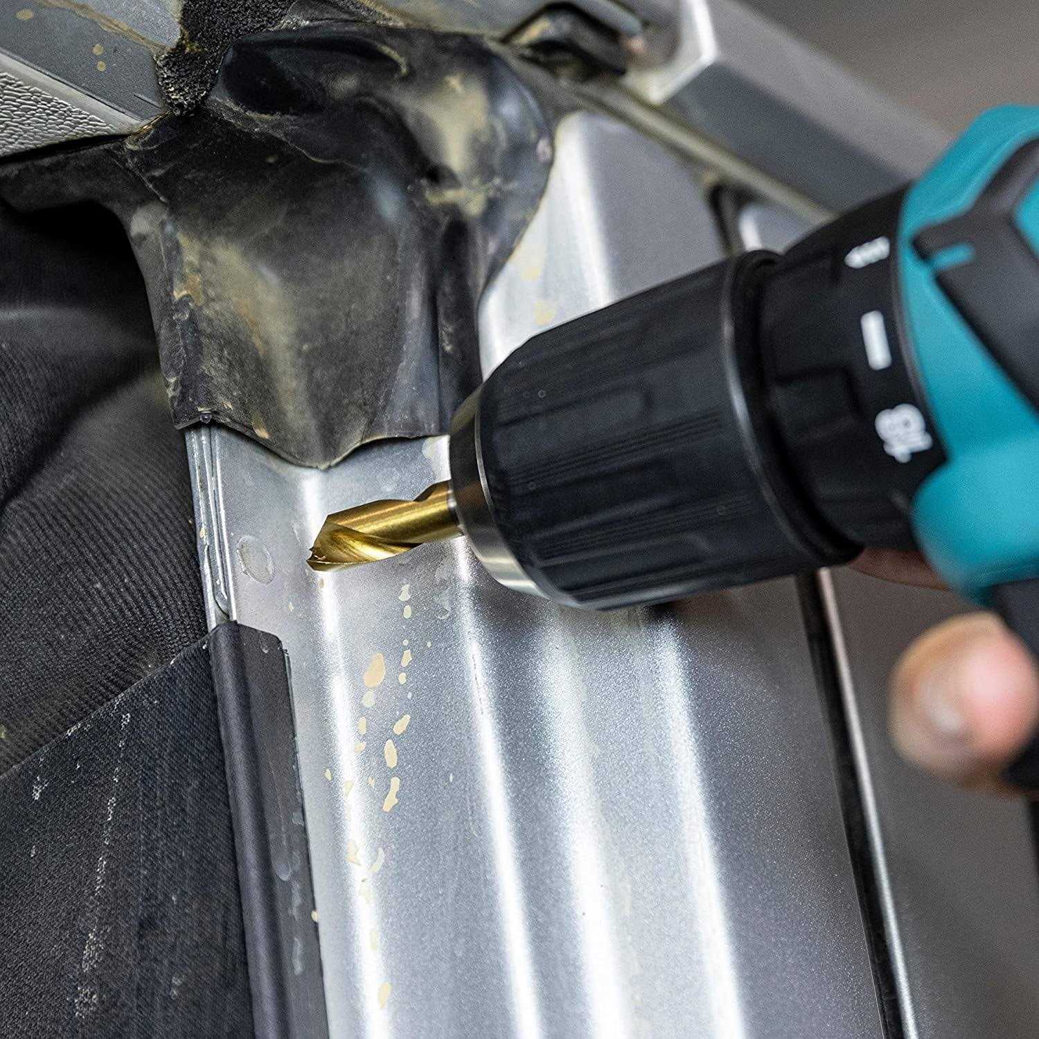 Neiko 10052A Spot Weld Drill Bits High Speed Cobalt Steel with Titanium Coating - Image 3