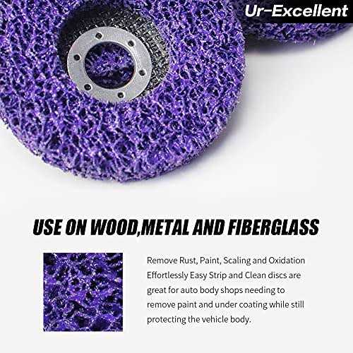 Ur-excellent Stripping Discs Rust Remover Wheel Remove Paint and Oxidation Poly Strip Wheel Disc Abrasive Angle Grinding Wheel - Image 5
