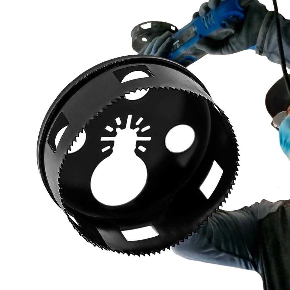 Rack-A-Tiers 42680 4 1/4 Round Multi-Tool Hole Saw - Image 4